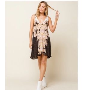 Free People Morning Sun Lace Slip Dress